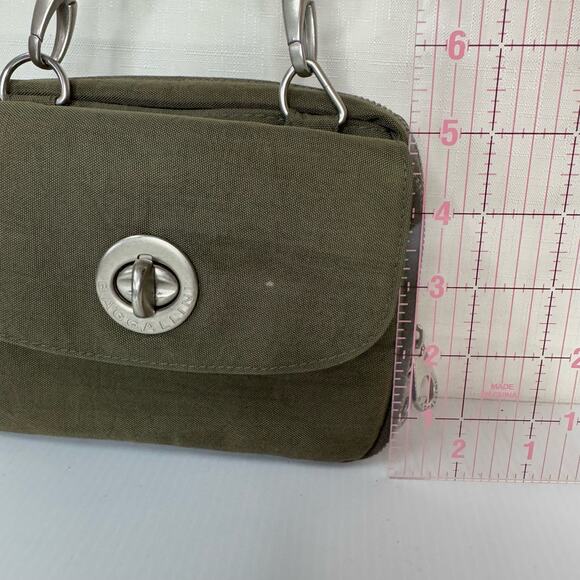 BAGGALINI Mini Crossbody Bag Olive Green Purse Casual Granola Girl Gorpcore Army - Picture 11 of 13
